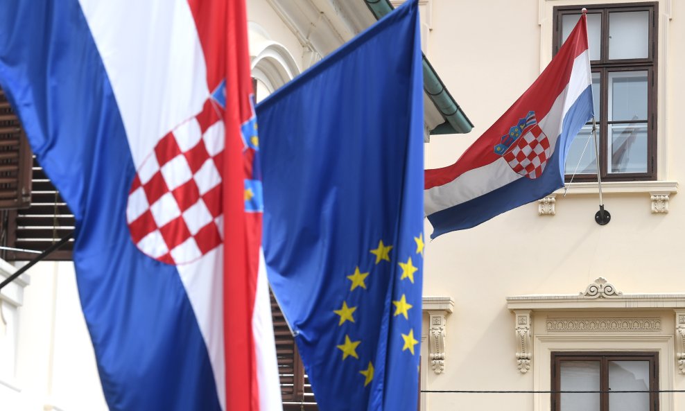 Zastava EU u Zagrebu