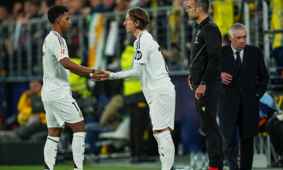 Rodrygo Goes i Luka Modrić