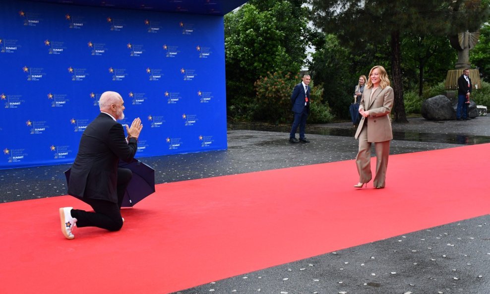 Edi Rama i Georgia Meloni