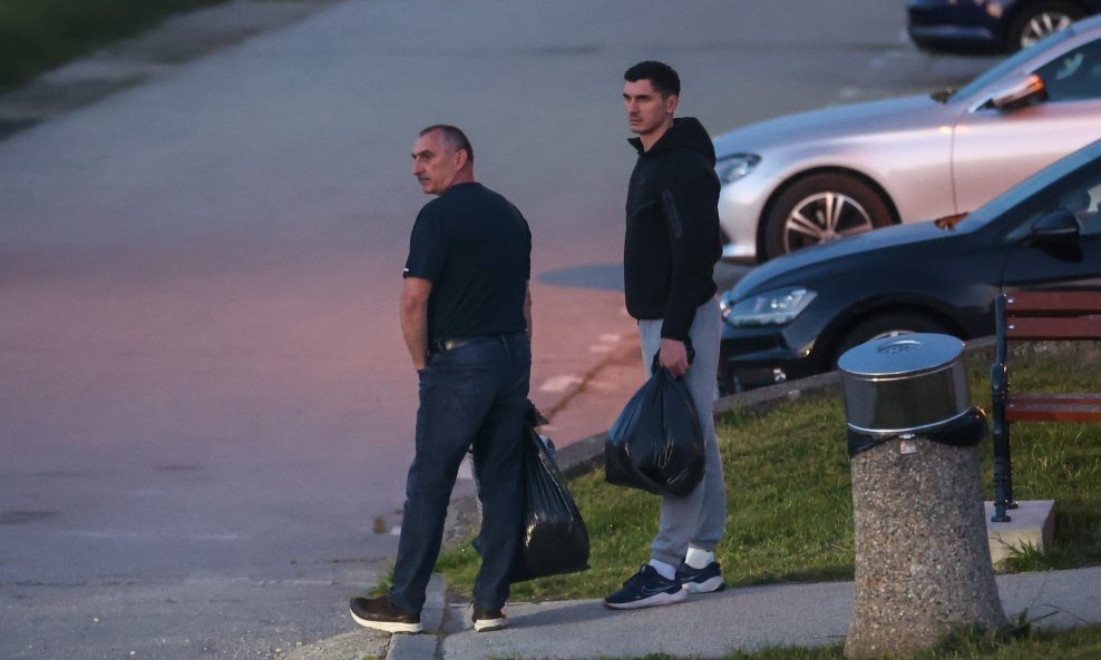 Slavko i Domagoj Galić po izlasku iz Remetinca