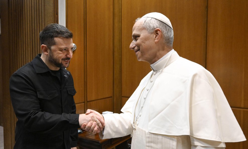 Volodimir Zelenski i papa Lav XIV