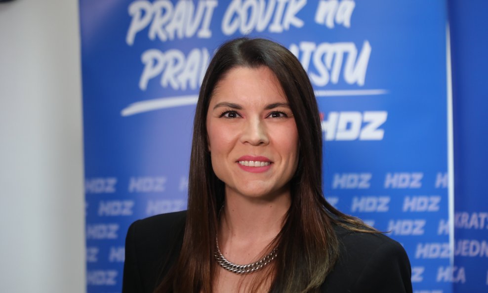 Matea Dorčić, kandidatkinja za zamjenicu HDZ-ova splitskog aduta Tomislava Šute