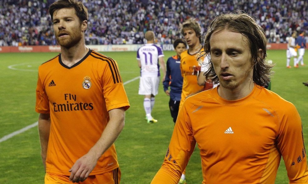 Luka Modrić i Xabi Alonso - iz vremena dok su igrali za Real