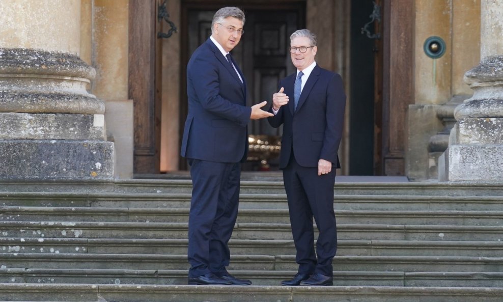 Andrej Plenković i Keir Starmer