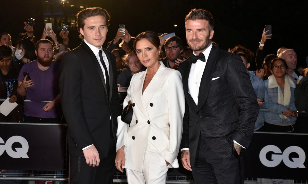 Brooklyn,Victoria i David Beckham