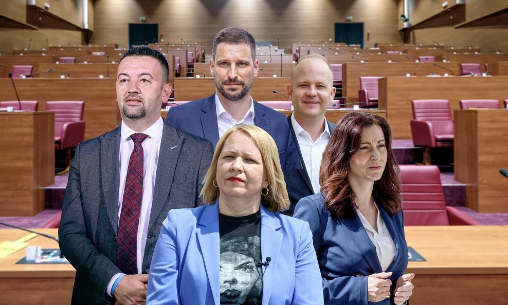 Marijan Pavliček, Ivan Radić, Kristina Ikić Baniček, Mišel Jakšić, Nataša Tramišak