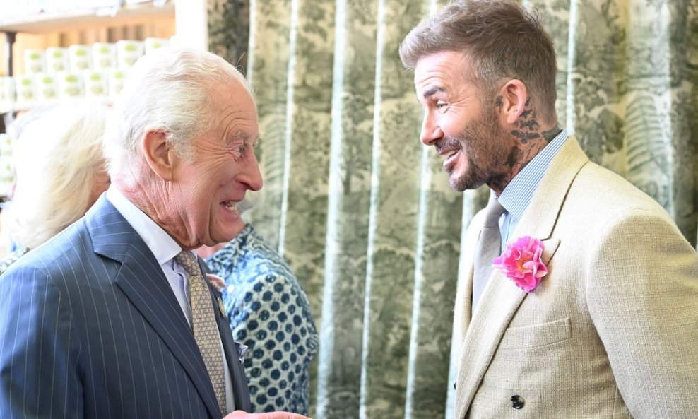 Kralj Charles III. i David Beckham