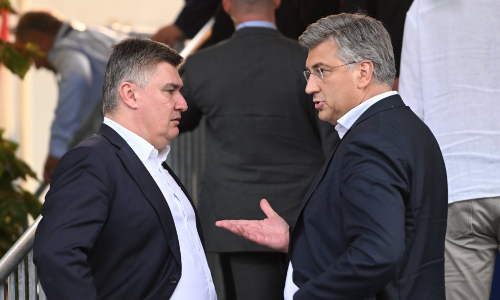 Zoran Milanović i Andrej Plenković