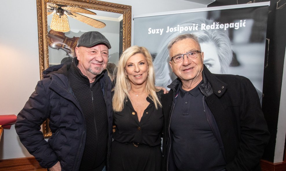 Suzy Josipović-Redžepagić s Mladenom Horvatom i Damirom Folnegovićem