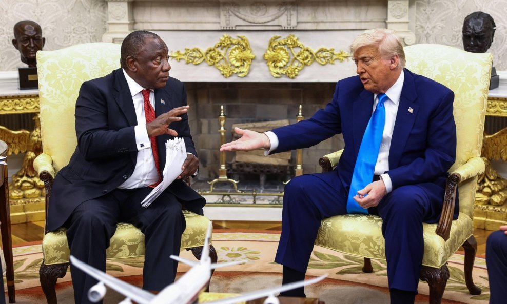 Cyril Ramaphosa i Donald Trump