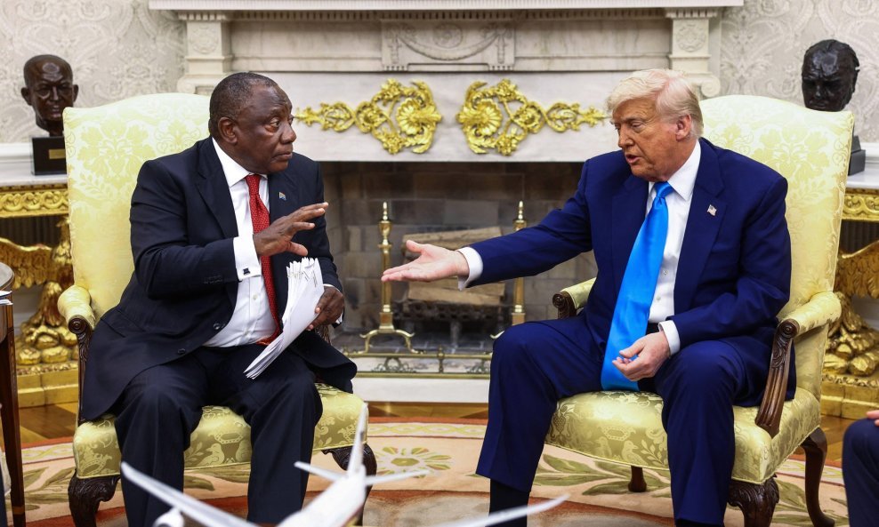 Cyril Ramaphosa i Donald Trump