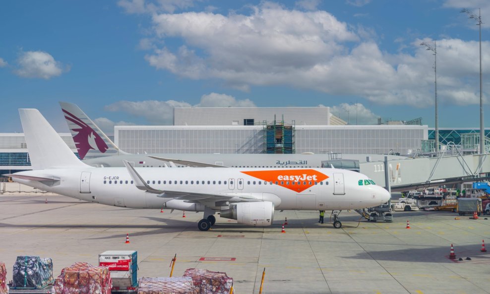Zrakoplov kompanije Easy Jet