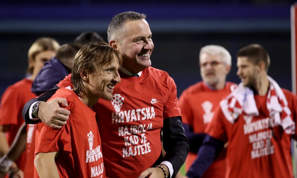 Luka Modrić i Marijan Kustić