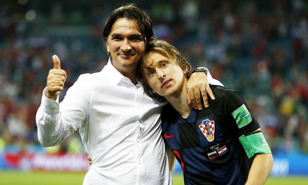 Zlatko Dalić i Luka Modrić Hrvatska