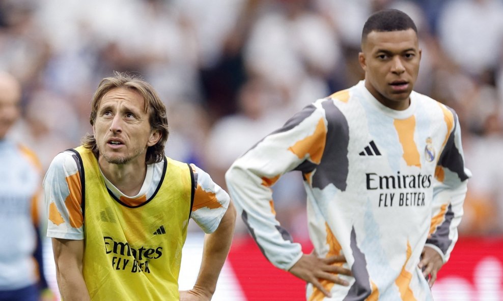 Luka Modrić i Kylian Mbappe