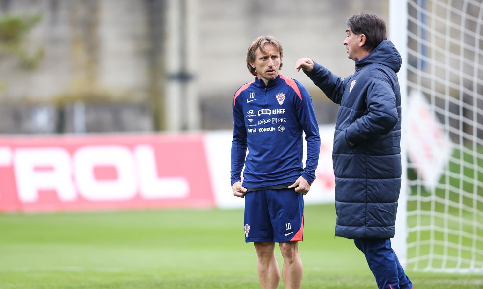 Luka Modrić i Zlatko Dalić