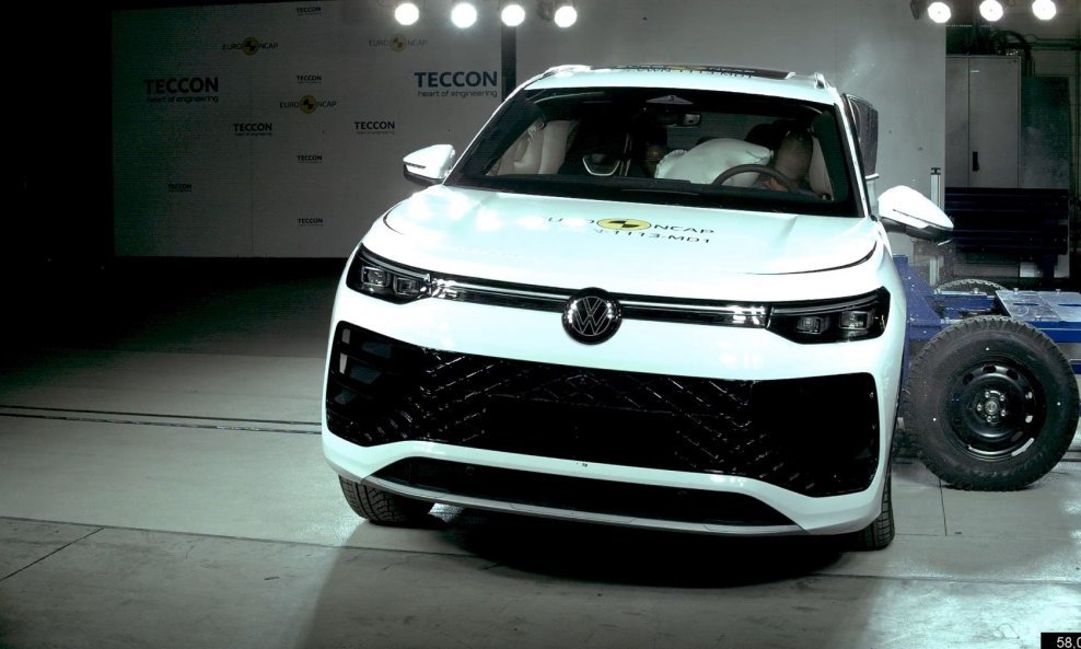 Volkswagen Tayron zaradio 5 zvjezdica za sigurnost na Euro NCAP-u