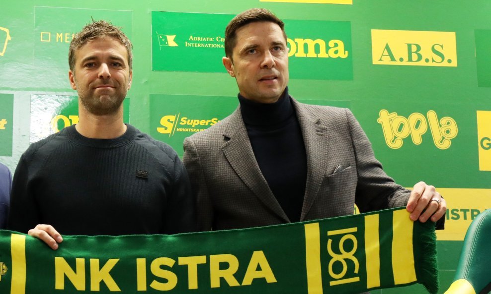 Gonzalo Garcia i Saša Bjelanović NK Istra 1961