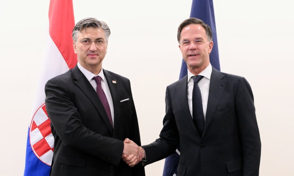 Andrej Plenković i Mark Rutte