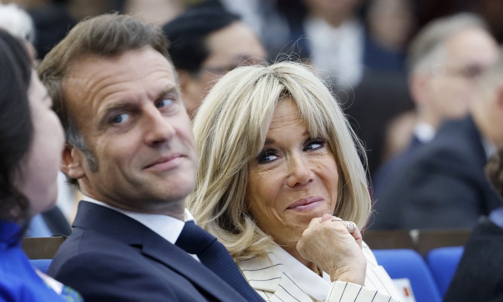 Emmanuel Macron i Brigitte Macron
