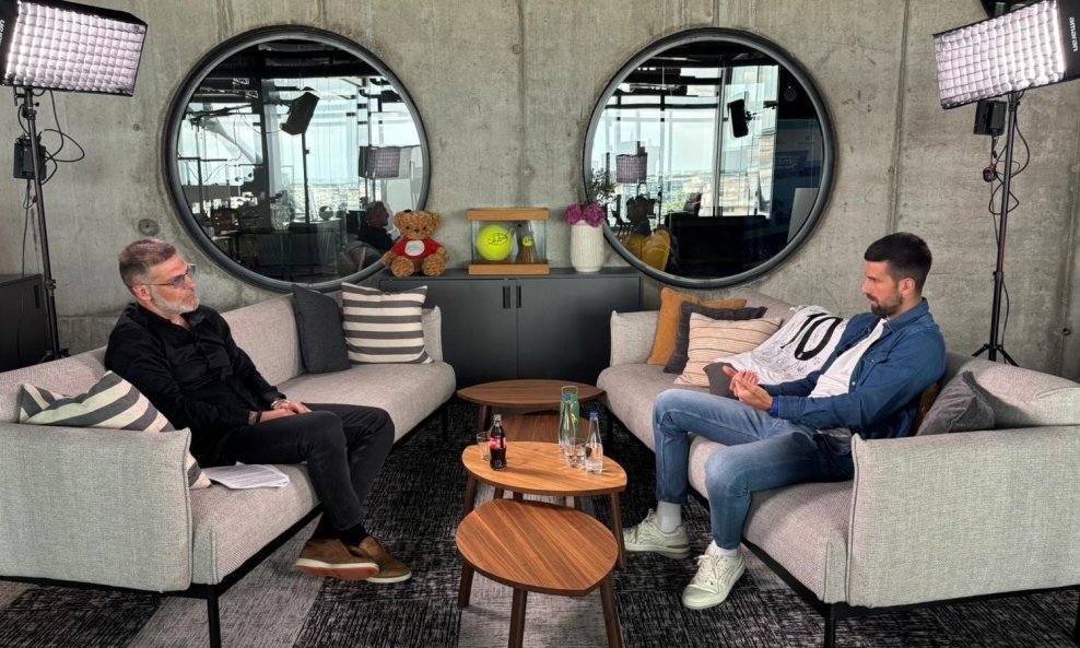 Slaven Bilić i Novak Đoković