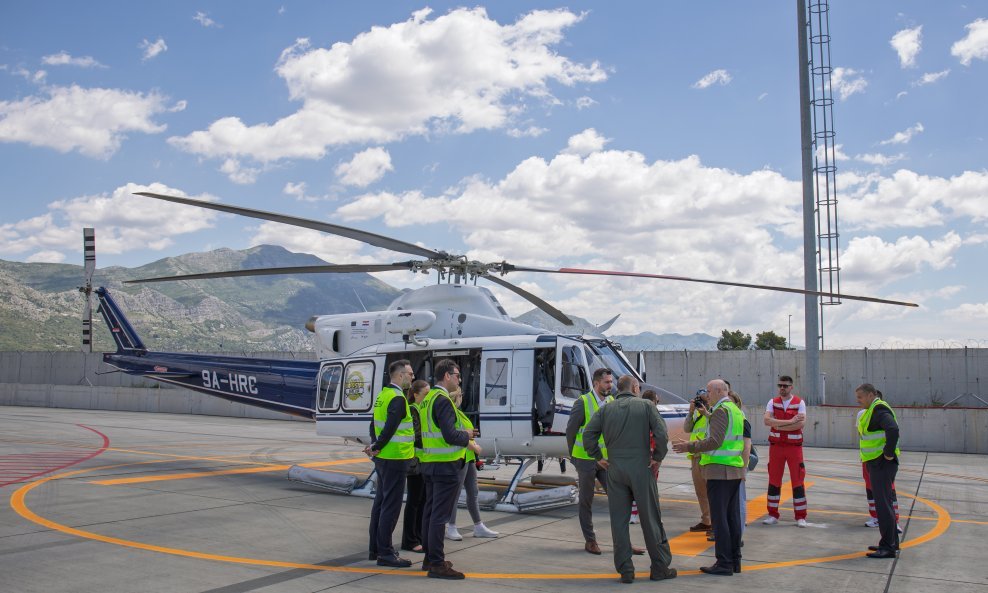 Dubrovnik: Prezentacija novog helikoptera namijenjenog za hitni medicinski prijevoz