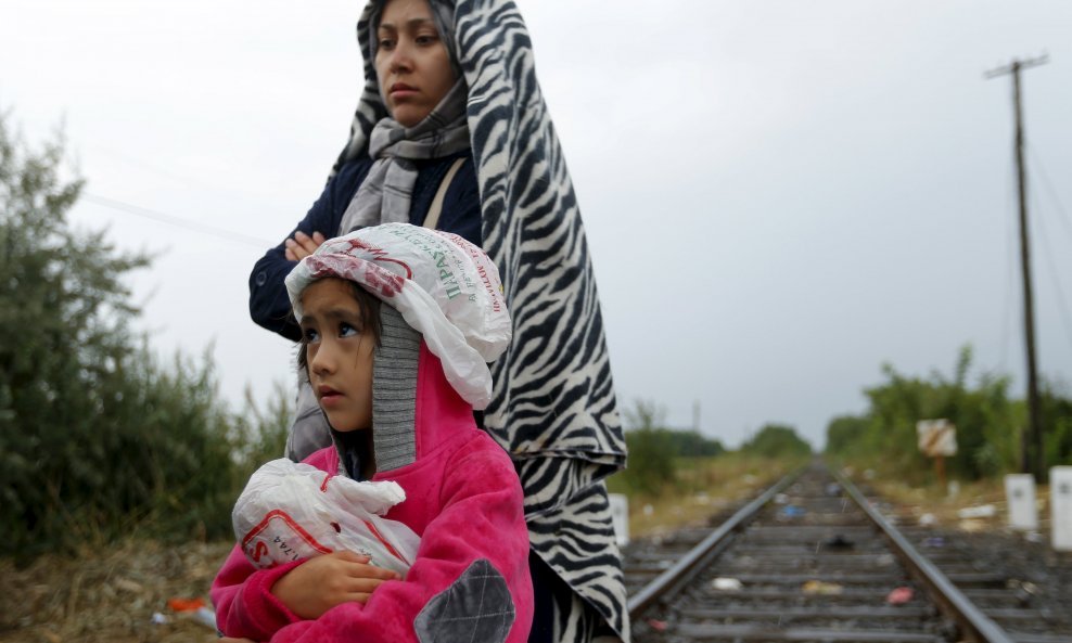 Izbjeglice iz Sirije na srpsko-mađarskoj granici