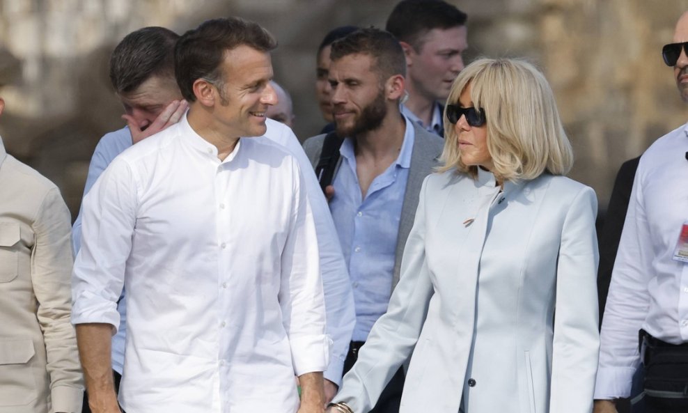 Emmanuel i Brigitte Macron