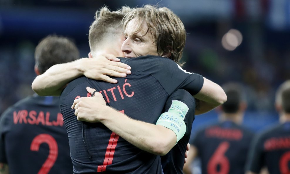 Luka Modrić i Ivan Rakitić