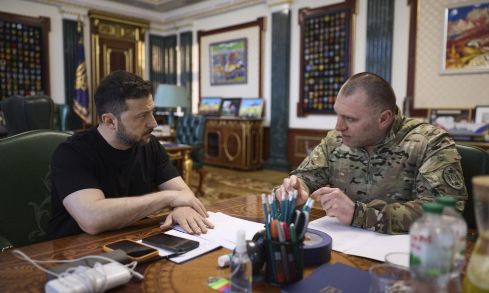 Volodimir Zelenski i čelnik SBU-a Vasil Malijuk