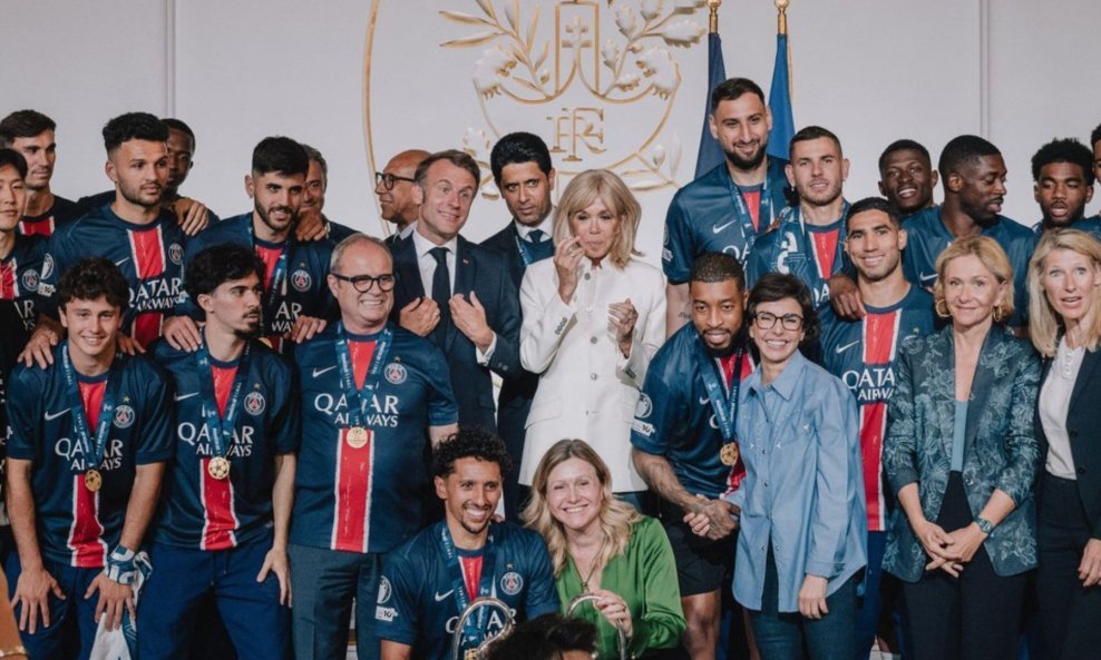 Emmanuel i Brigitte Macron