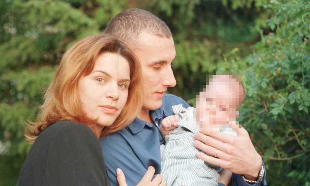 Elena Šuran i Marko Banović sa sinom