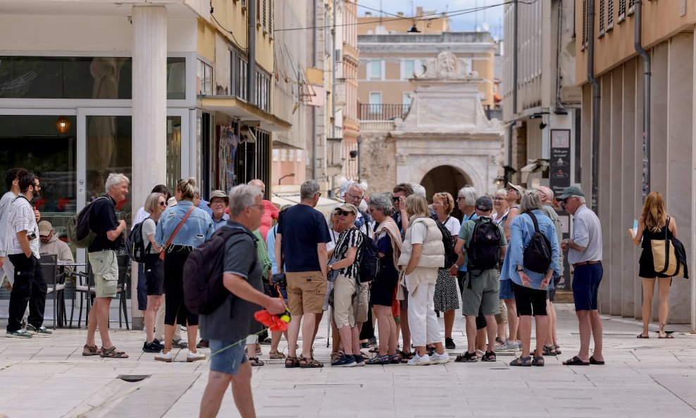 Turisti u Zadru, ilustrativna fotografija