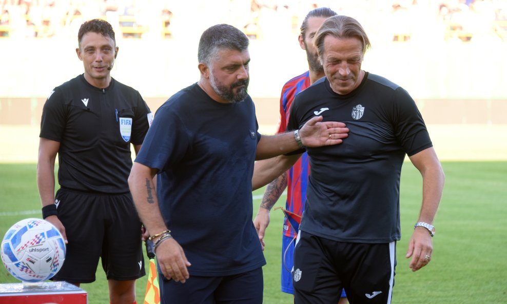 Paolo Tramezzani (desno) i Gennaro Gattuso