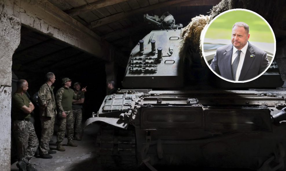 Jermak: dts Nachrichtenagentur / imago stock&people / Vojska: UKRAINE'S 65TH MECHANIZED BRIGADE HANDOUT