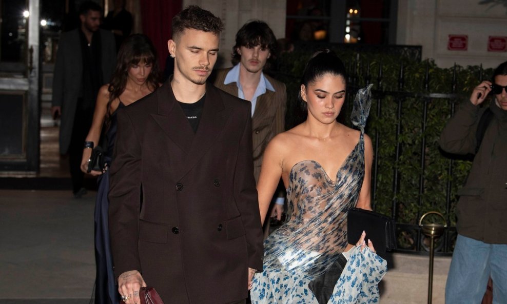 Romeo Beckham i Kim Turnbull