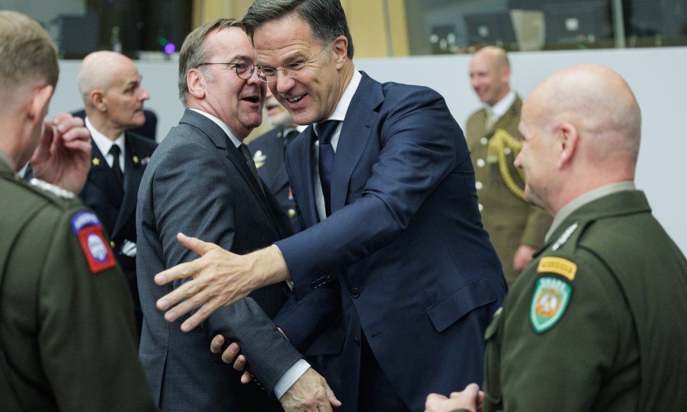 Boris Pistorius i Mark Rutte