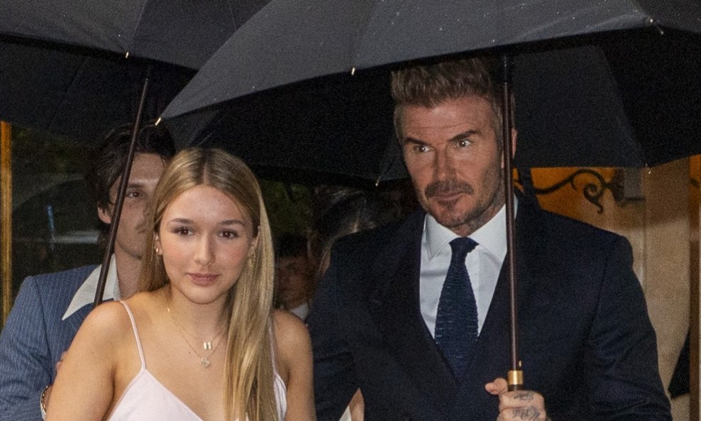Harper Seven Beckham i David Beckham