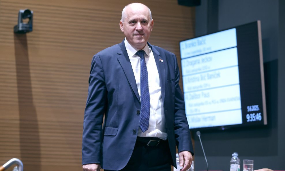 Branko Bačić u Hrvatskom saboru