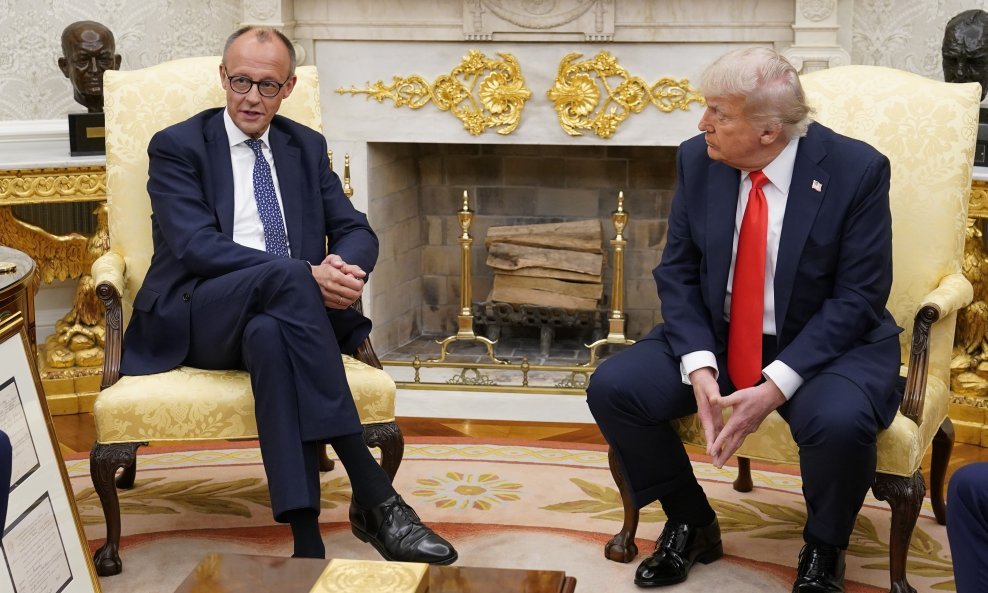 Friedrich Merz i Donald Trump