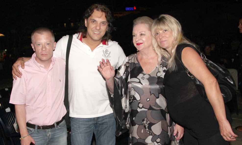 Matija Dedić, Alen Slavica, Gabi Novak i Sandra Dedić