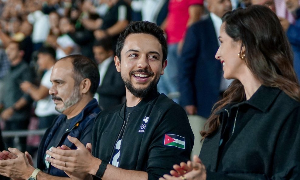 Princ Hussein i princeza Rajwa