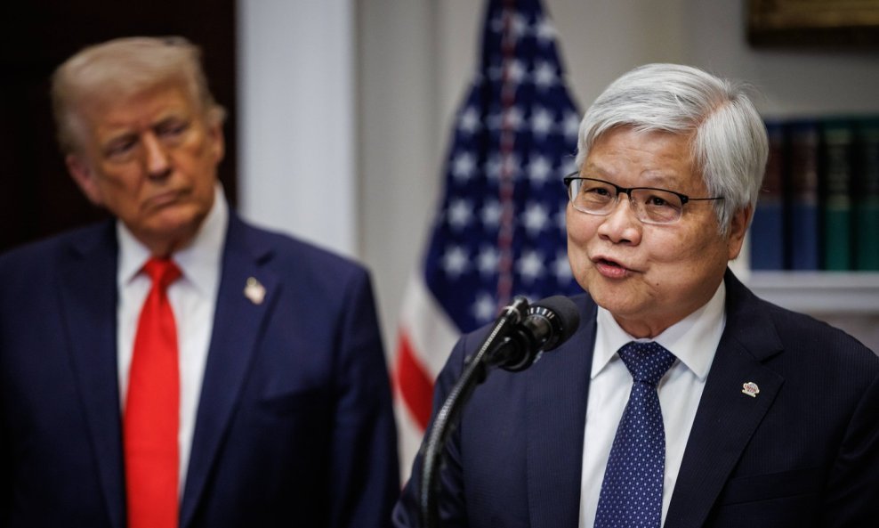 Donald Trump i C. C. Wei (TSMC)