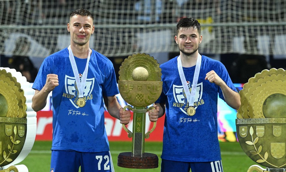 Gabriel Vidović (lijevo) i Martin Baturina