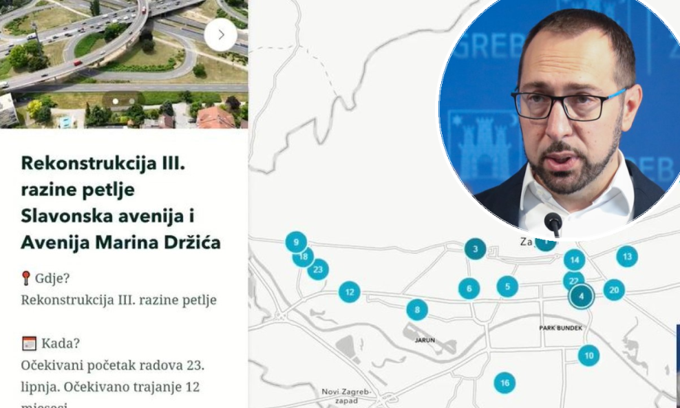 Radovi na cestama u Zagrebu ubuduće će se moći vidjeti na interaktivnoj karti