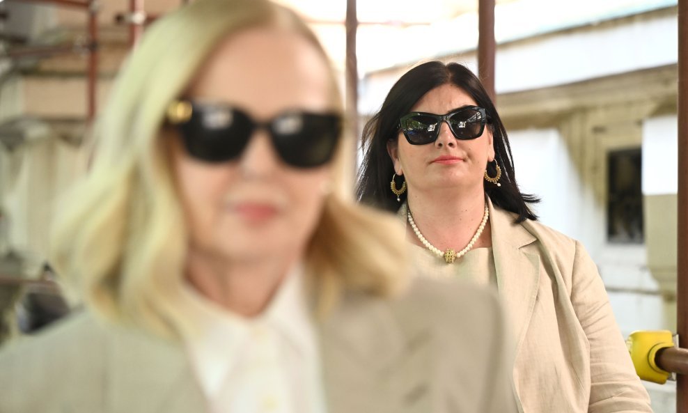 Gabrijela Žalac u pratnji odvjetnice Jandranke Sloković