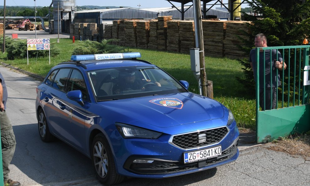 Eksplozija i požar u tvrtki DI Čazma