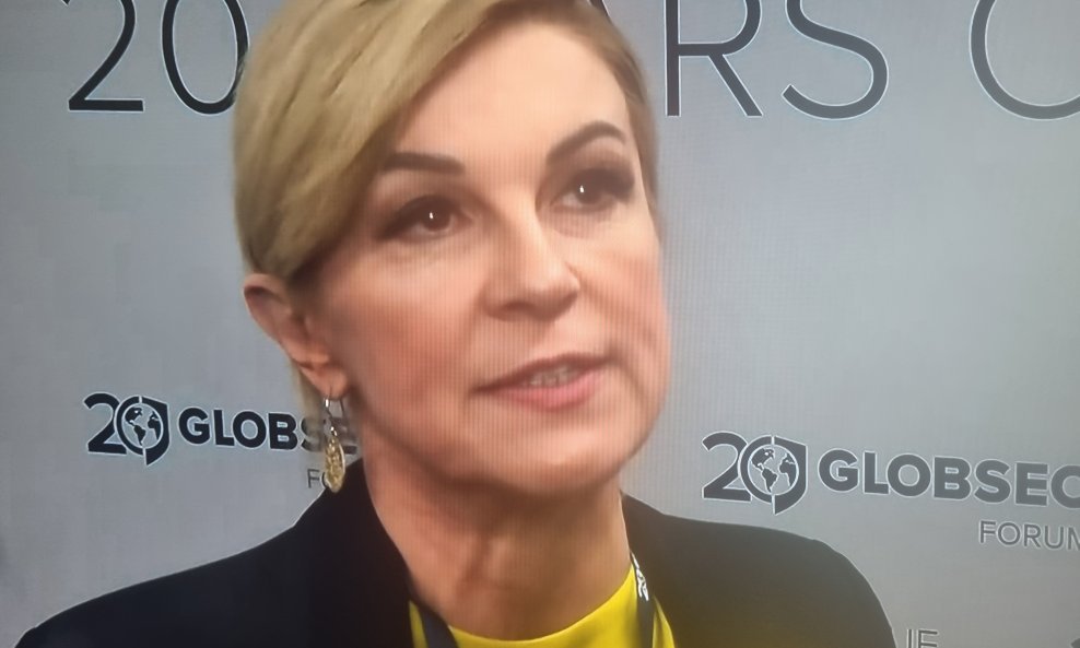 Kolinda Grabar Kitarović na sigurnosnom forumu u Pragu