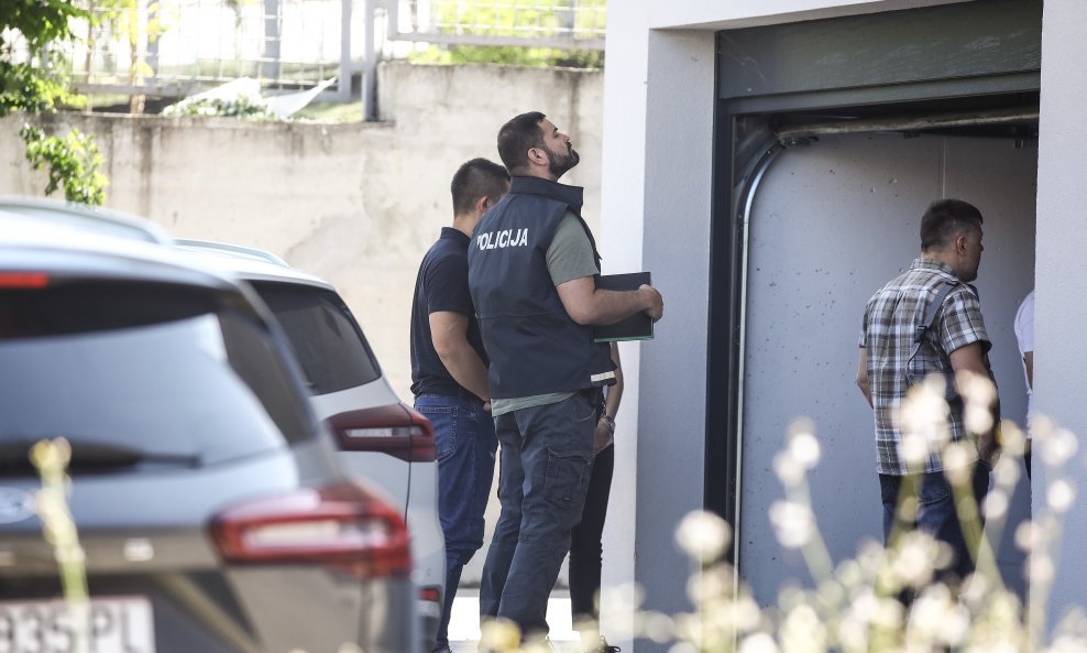 Policijski očevid dvostrukog ubojstva u Zagrebu