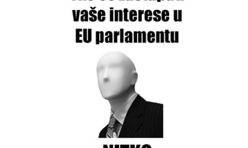 OCCUPY CROATIA LETAK EUROPSKI IZBORI